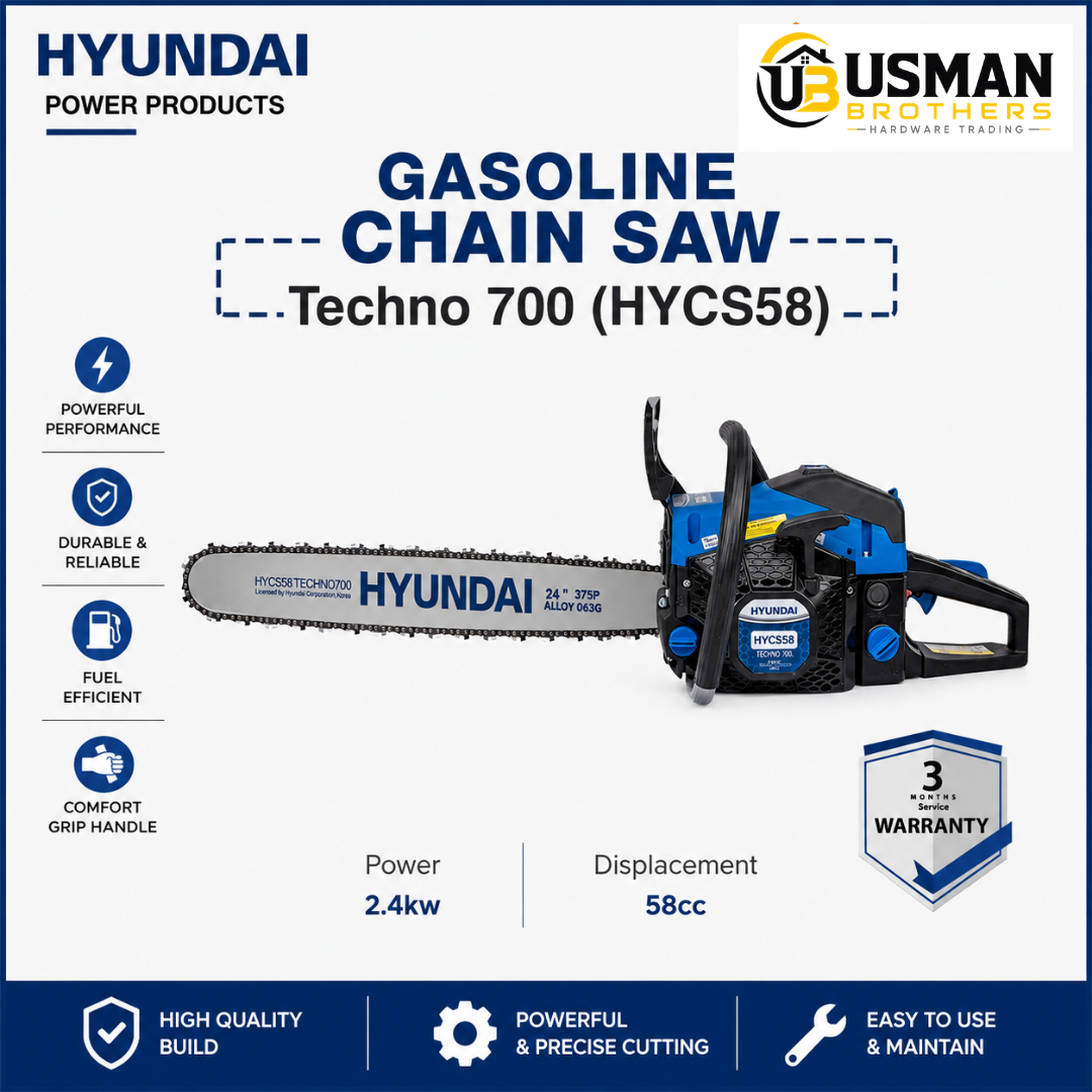 Hyundai Techno 700 Gasoline Chain Saw – HYCS58 | Usman Brothers