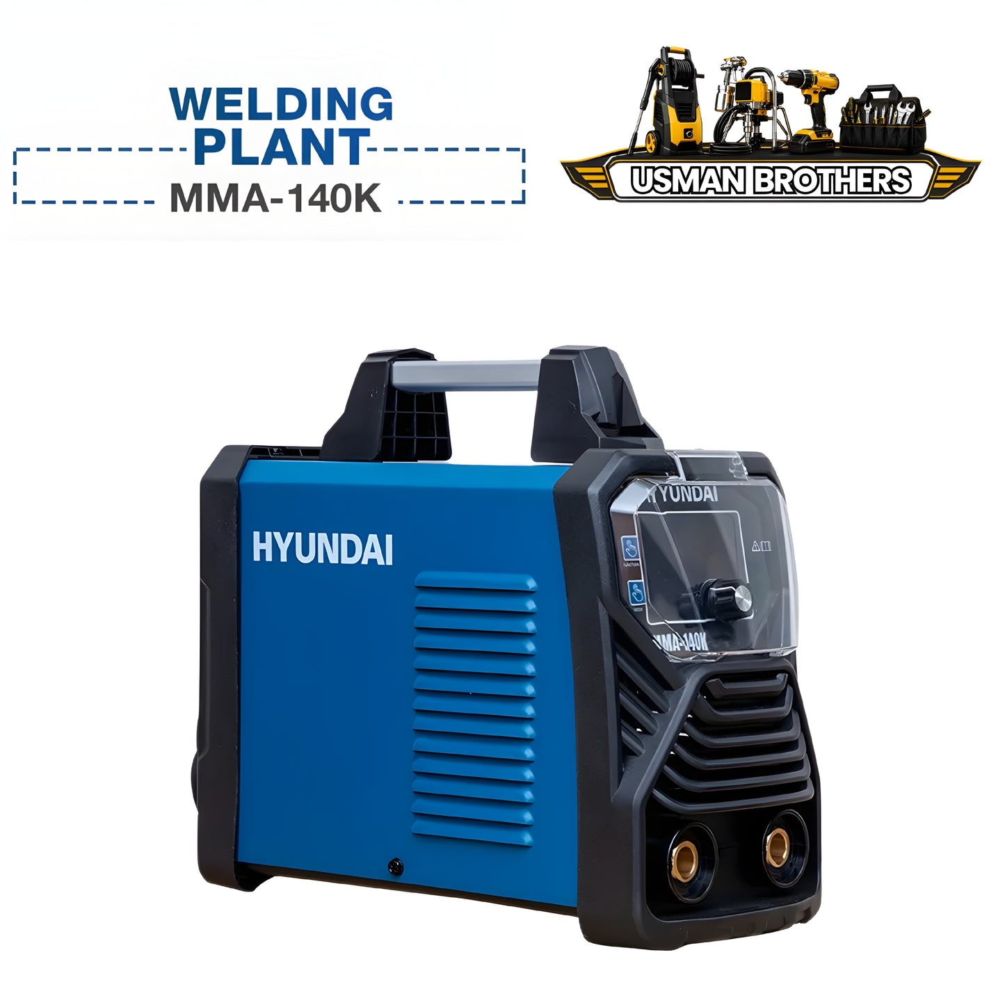 Hyundai Inverter MMA Welding Machine – HWMMA-140K 5.8 KVA Arc Welder