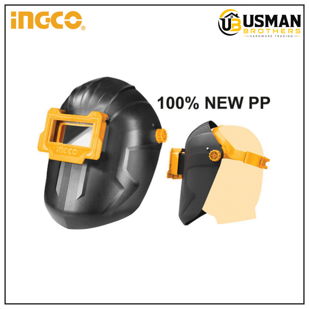 INGCO Welding Mask – WM101 | Welding Safety Helmet | Usman Brothers