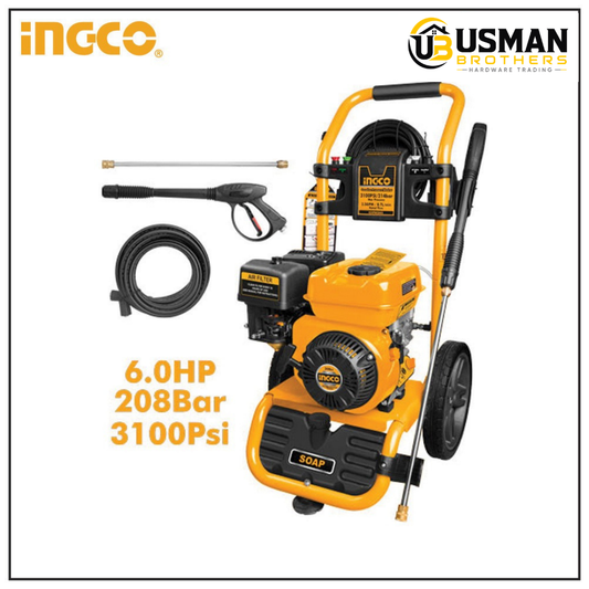 INGCO Gasoline Pressure Washer – GHPW2003 | Usman Brothers