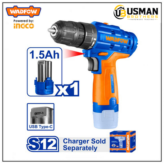 Wadfow Lithium-Ion Cordless Drill – WCDS520 | Usman Brothers
