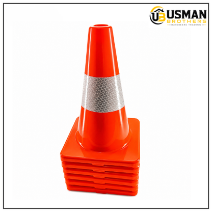 China PVC Traffic Cone | Heavy Duty Road Safety Cone | High Visibility Cone | Usman Brothers