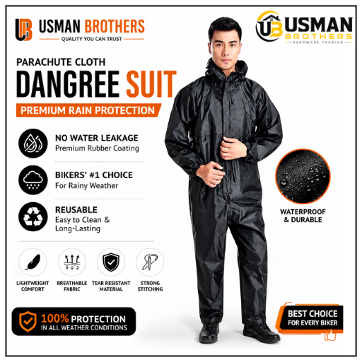 Rain Suit | Waterproof Raincoat Suit | PVC Rain Protection Suit | Usman Brothers
