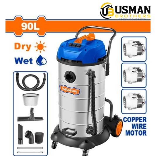 WADFOW 90L Wet & Dry Vacuum Cleaner.