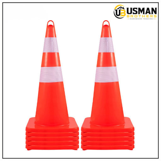China PVC Traffic Cone | Heavy Duty Road Safety Cone | High Visibility Cone | Usman Brothers