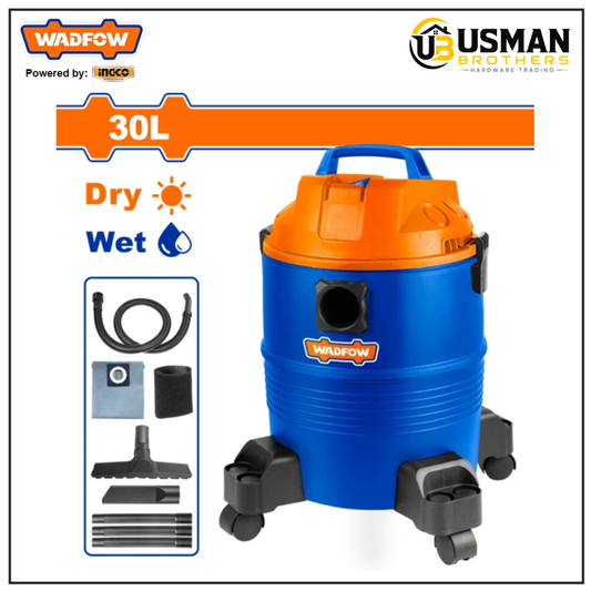 Wadfow Wet & Dry Vacuum Cleaner 30L – WVR2A30 | Usman Brothers