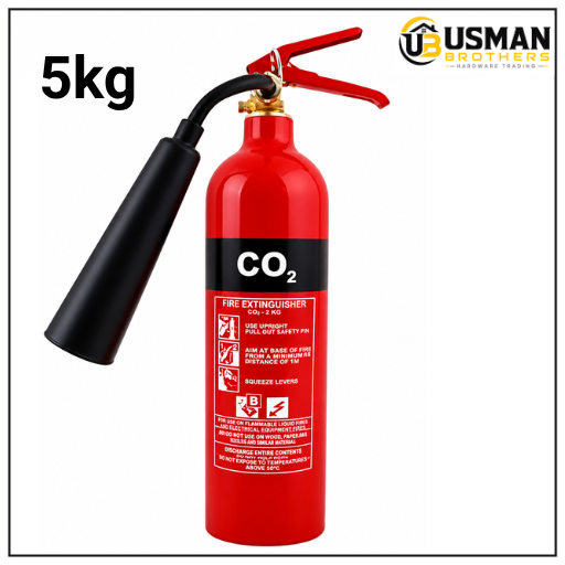 5KG CO₂ Fire Extinguisher | Carbon Dioxide Fire Extinguisher | Electrical Fire Safety | Usman Brothers