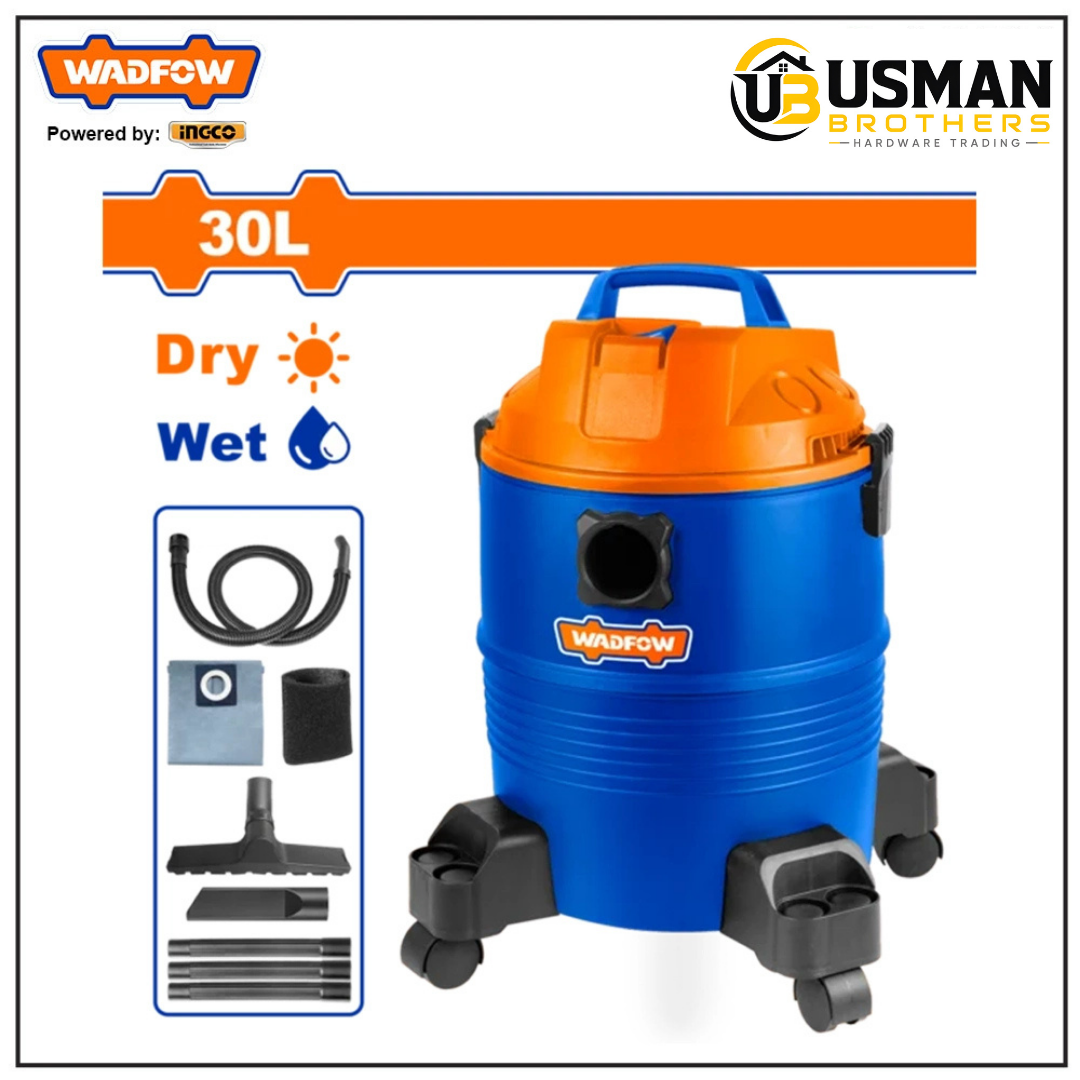 Wadfow Wet & Dry Vacuum Cleaner 60L – WVR7A60 | Industrial Vacuum Cleaner | Usman Brothers