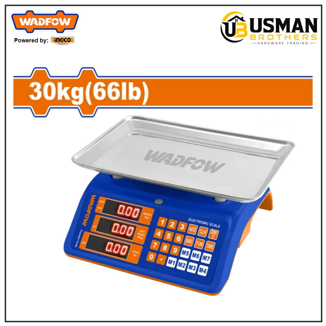 Wadfow Electronic Scale – WEC1520 | Digital Weighing Scale | Usman Brothers