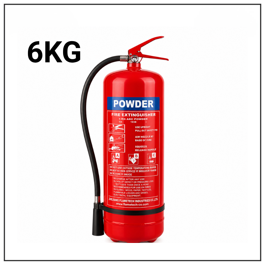 6KG DCP Fire Extinguisher | Dry Chemical Powder Fire Extinguisher | Multi-Purpose Fire Safety | Usman Brothers