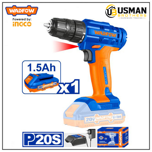 Wadfow Lithium-Ion Cordless Drill – WCDP511 | Usman Brothers