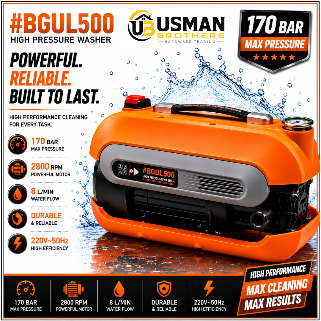 Heavy Duty High Pressure Washer for Professional Cleaning – BGUL 500