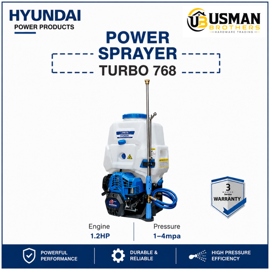 Hyundai 4-Stroke Power Sprayer – HPS-768 | Usman Brothers
