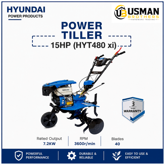 Hyundai 15HP Power Tiller – HYT480 Xi | Usman Brothers