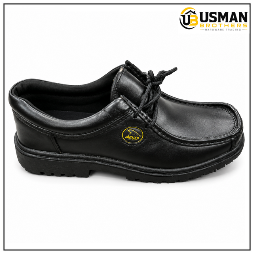 Jaguar Steel Toe Safety Shoes | Executive Industrial Safety Shoes | Leather Work Shoes | Usman Brothers