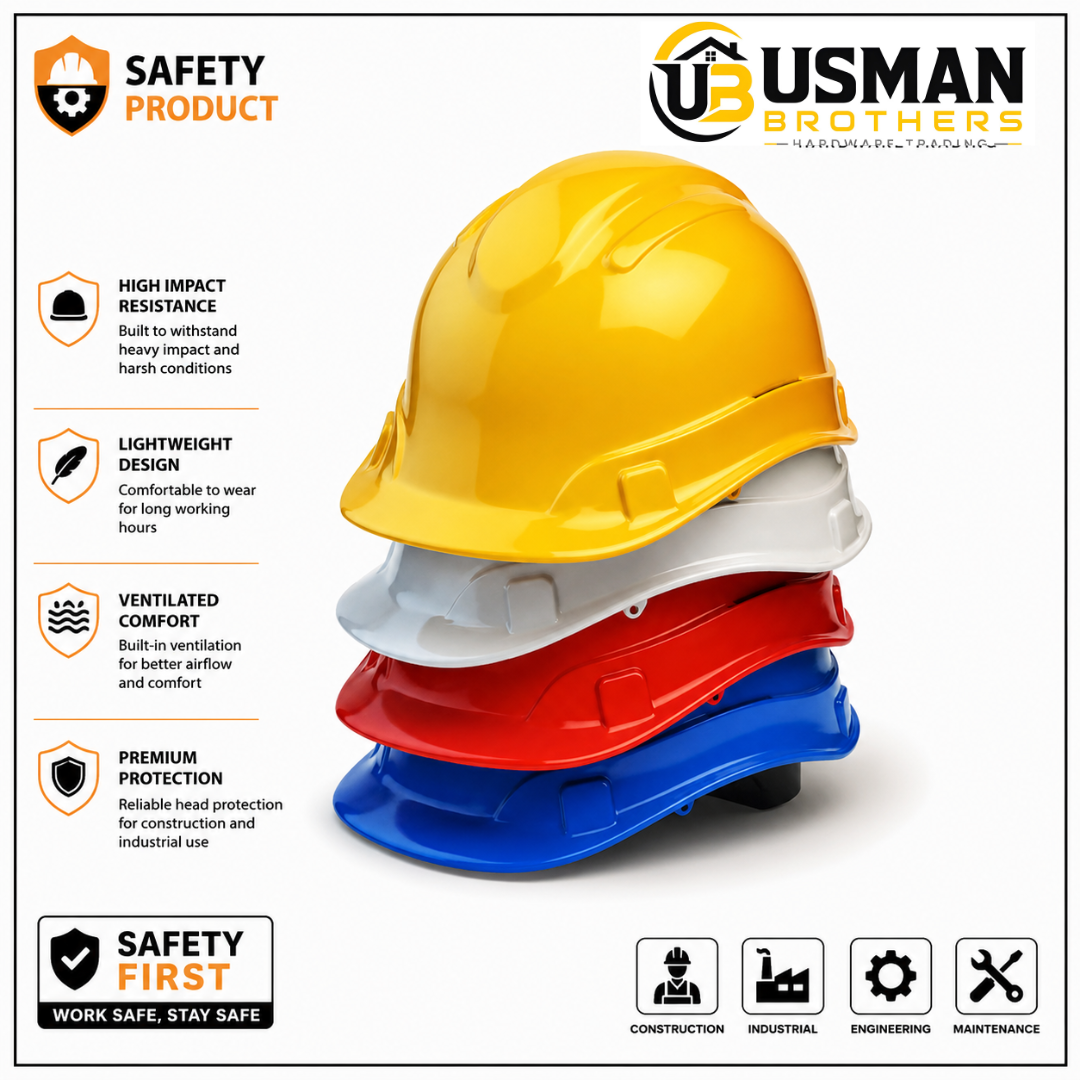 Industrial Safety Helmet | Construction Hard Hat | Usman Brothers
