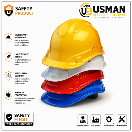 Industrial Safety Helmet | Construction Hard Hat | Usman Brothers