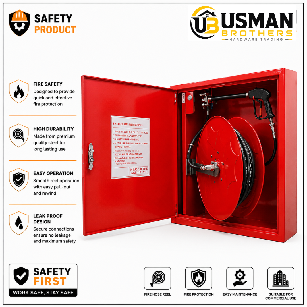 Fire Hose Reel Cabinet | Fire Fighting Hose Reel Box | Usman Brothers