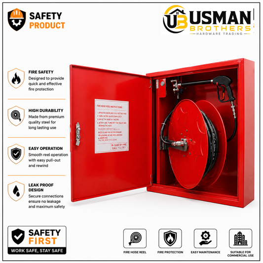 Fire Hose Reel Cabinet | Fire Fighting Hose Reel Box | Usman Brothers