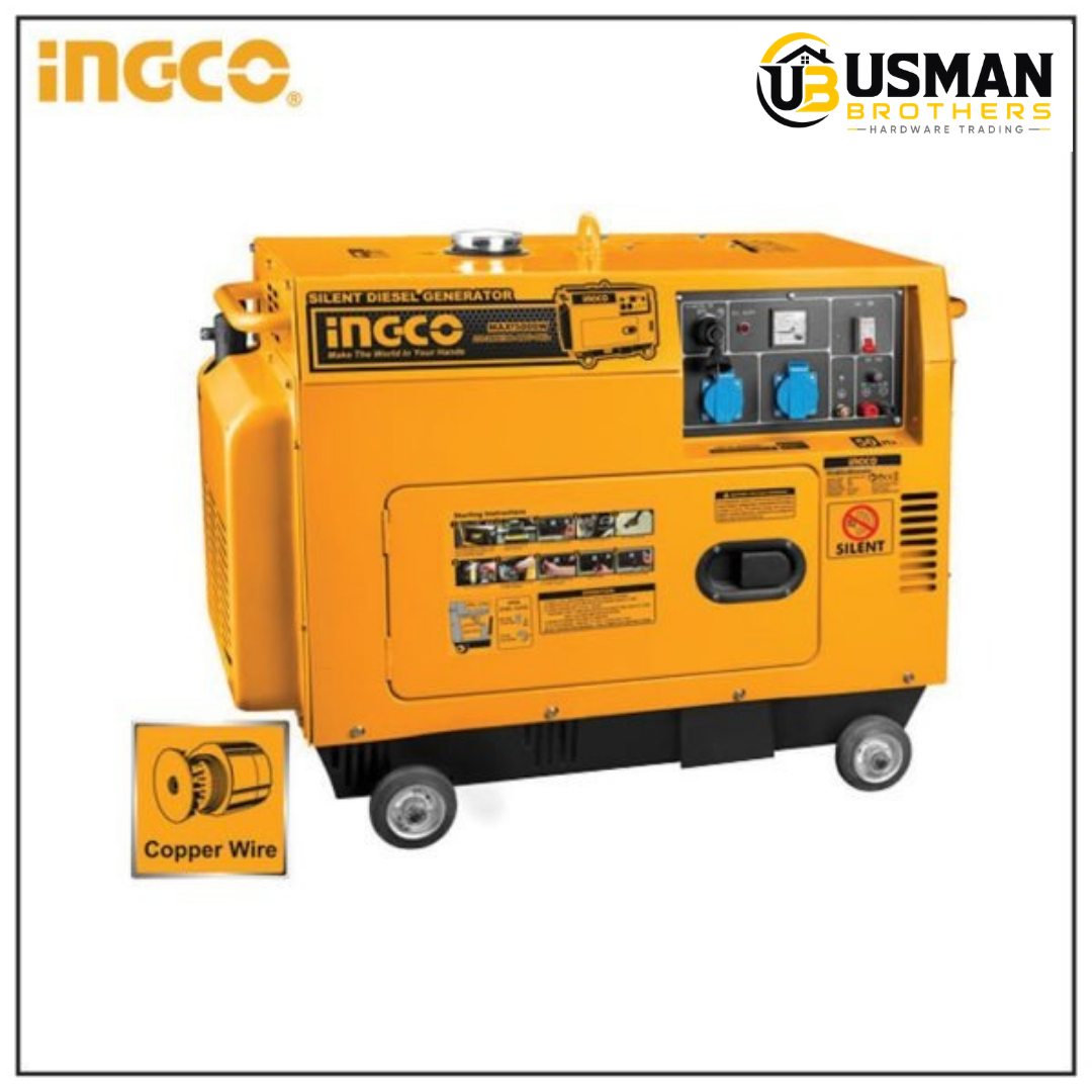 INGCO Silent Diesel Generator – GSE50001 | Usman Brothers