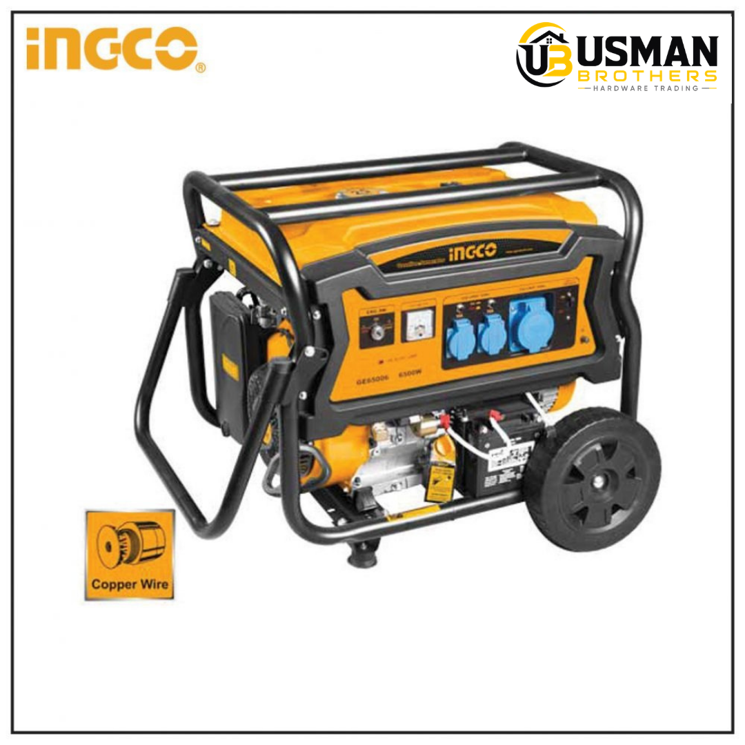 INGCO Gasoline Generator – GE65006 | Usman Brothers
