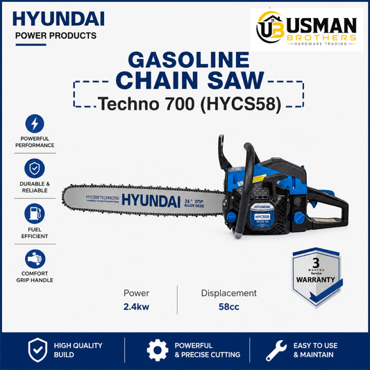Hyundai Techno 700 Gasoline Chain Saw – HYCS58 | Usman Brothers
