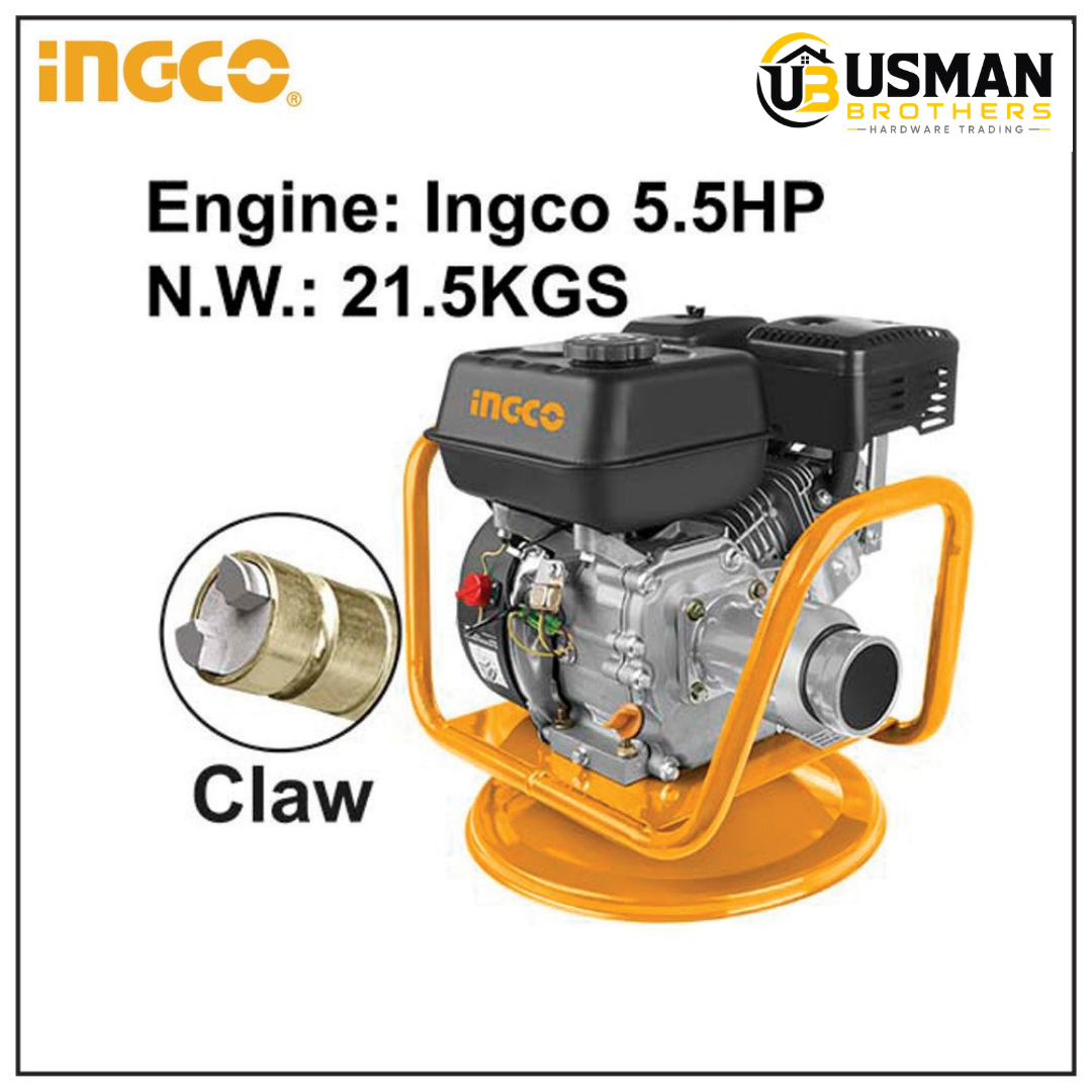 INGCO Gasoline Concrete Vibrator (Claw Type) – GVR-2 | Usman Brothers