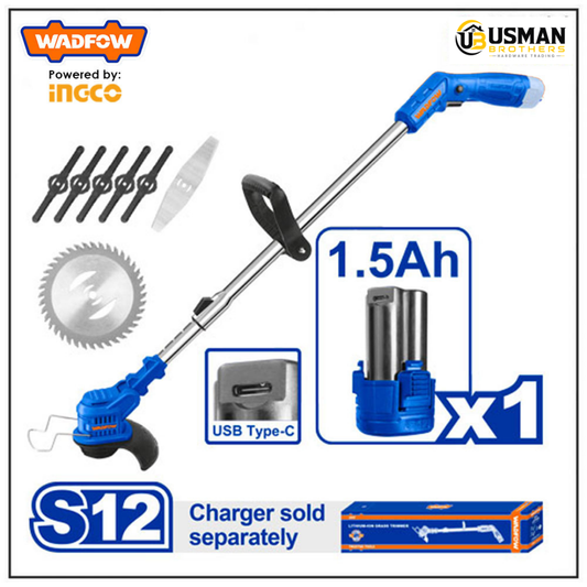 Wadfow Lithium-Ion Grass Trimmer – WGTS512 | Usman Brothers