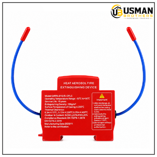 Heat Activated Aerosol Fire Extinguishing Device for Electrical Panels & Electric Boxes | Automatic Fire Suppression | Usman Brothers