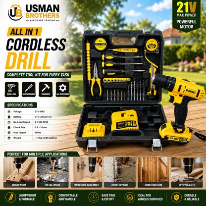 ⭐ DEWALT Cordless Multifunction Drill