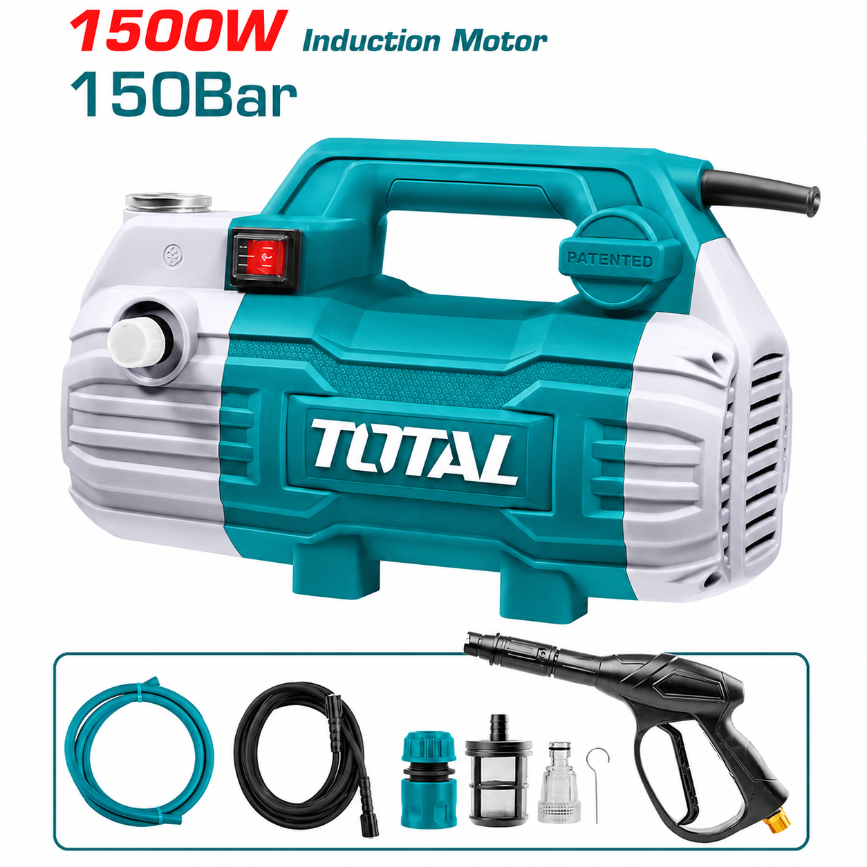 TOTAL High Pressure Washer 1500W – TGT11236 | Usman Brothers