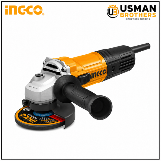 INGCO AG90028 900W Angle Grinder 115mm Electric Cutting & Grinding Machine | Usman Brothers