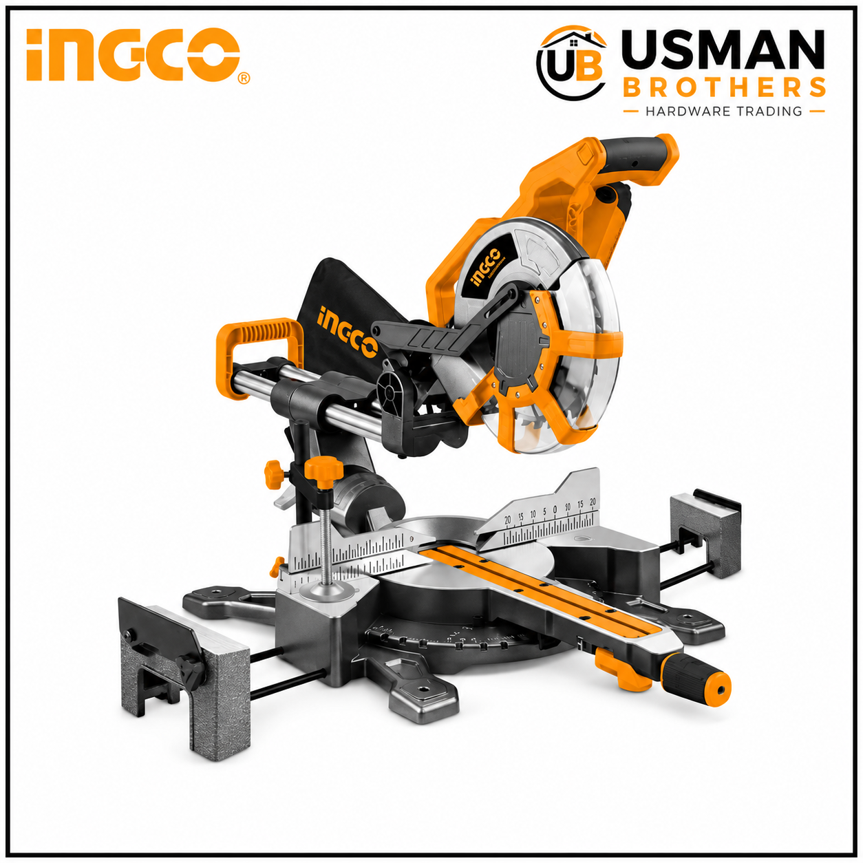 INGCO BM2S24001 2400W Mitre Saw Precision Wood Cutting Machine | Usman Brothers