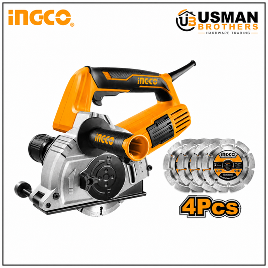 INGCO WLC15008 1500W Wall Chaser Machine Electric Wall Groove Cutter | Usman Brothers