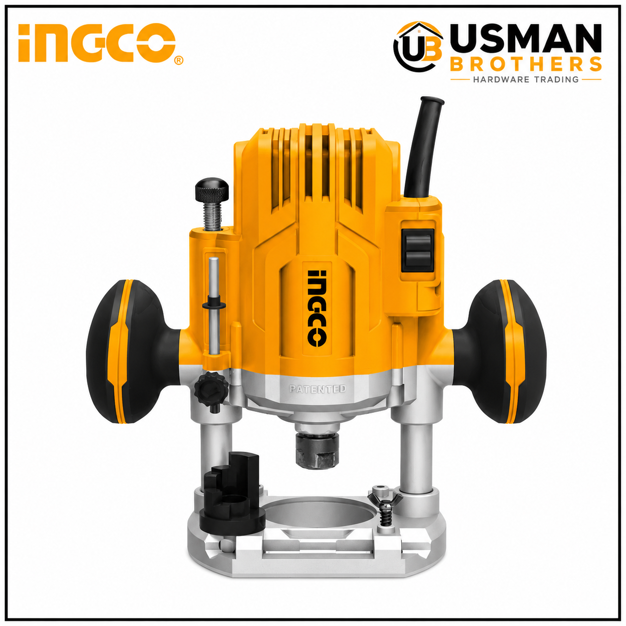 INGCO RT12008 1200W Electric Wood Router Trimmer & Woodworking Machine | Usman Brothers