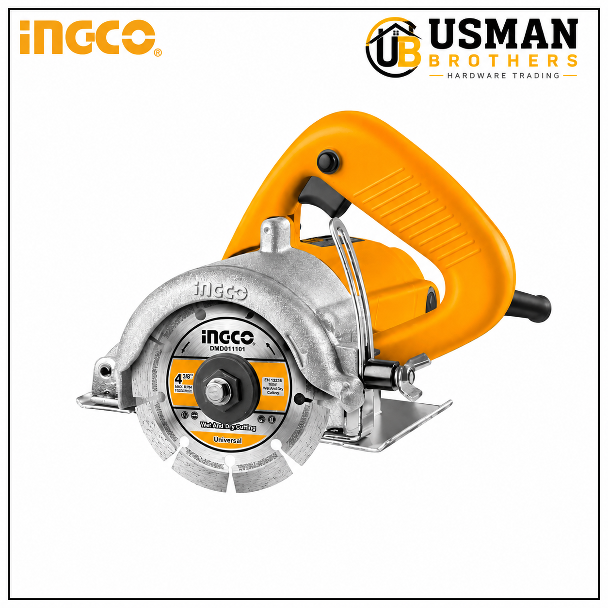 INGCO 1400W Marble Cutter 110mm Tile & Stone Cutting Machine – MC14008 | Usman Brothers