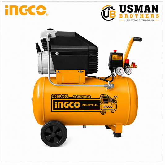 INGCO 2.5HP 50L Air Compressor 1800W Heavy Duty – AC25508 | Usman Brothers