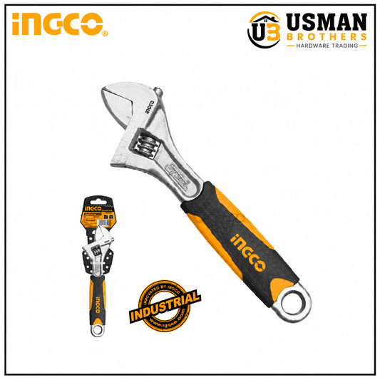 INGCO 10″ Heavy Duty Adjustable Wrench – HADW131088 | Usman Brothers