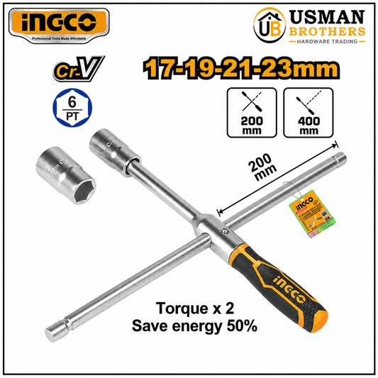INGCO Rapid Cross Wrench – HRCW40231 | Usman Brothers