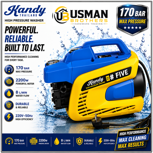 Powerful Pressure Washer for Outdoor & Vehicle Cleaning – KANDY | Usman Brothers