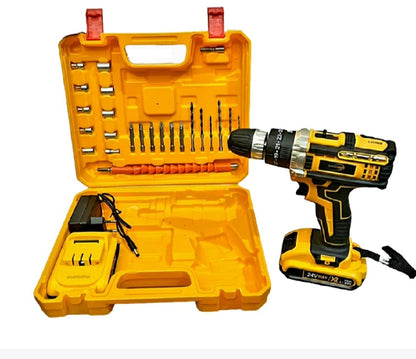 Superstar 24V Cordless Drill Machine Set – Powerful Rechargeable Drill & Complete Tool Kit | Usman Brothers