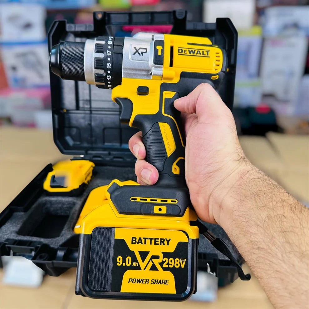 DeWalt 298V Brushless Cordless Drill Machine – Powerful & Professional | Usman Brothers