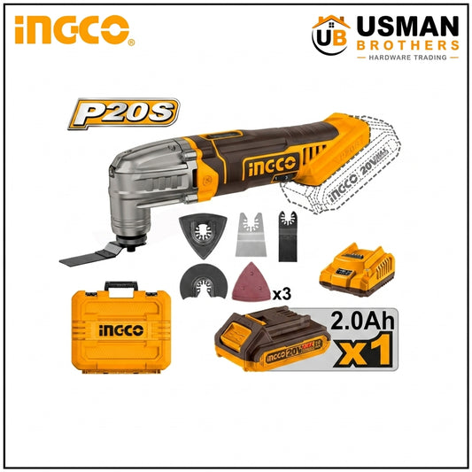 INGCO CMLI20228 20V Cordless Multi Tool Oscillating Power Tool | Usman Brothers